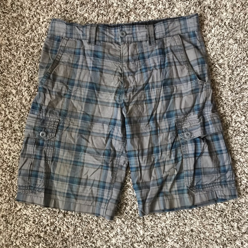 3/$30 OP Plaid Cargo Shorts